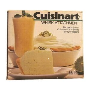 Cuisinart Whisk Attachment DLC-855 DLC-8 Series Food Processors 2 Units Vintage